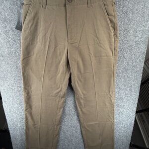NWT Lee Extreme Comfort Straight Fit Chino Pants 32x34 Woodspice Stretch Flex